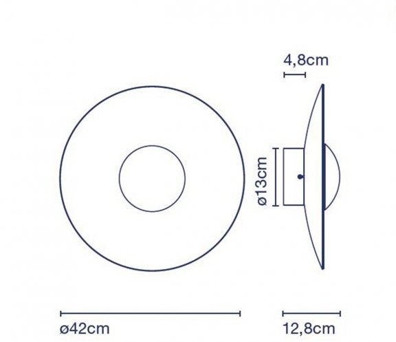 Marset Ginger 42 C LED-Wandleuchte