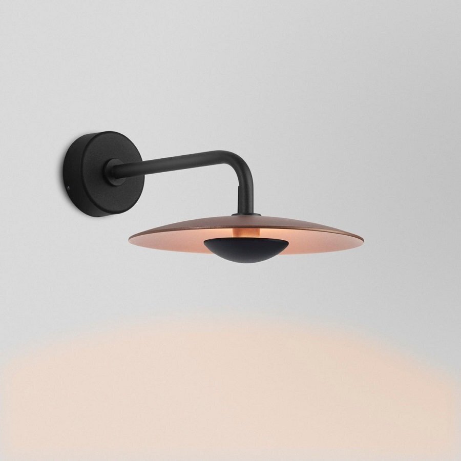 Marset Ginger 20A 24V IP65 - Outdoor Wandleuchte: Rust Brown