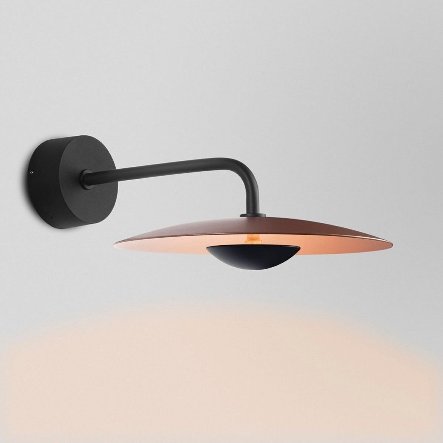 Marset Ginger 32A 24V IP65 - Outdoor Wandleuchte: Rust Brown