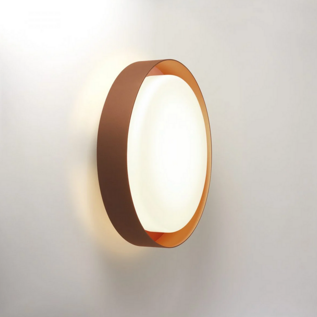 Marset Plaff on 33 Led IP54 Wandleuchte - Rostbraun