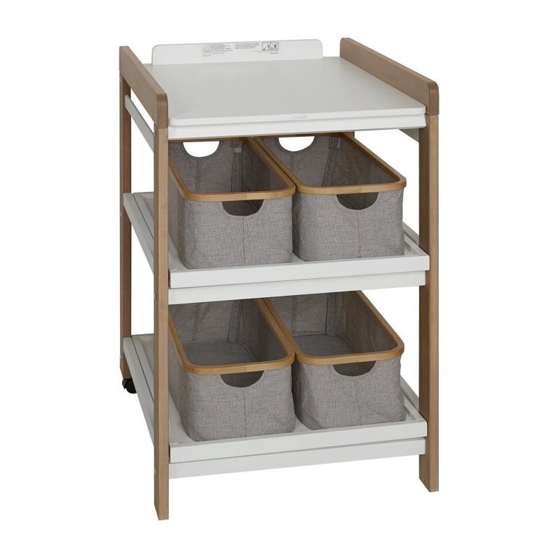 Quax Changing Table Comfort White Naturel
