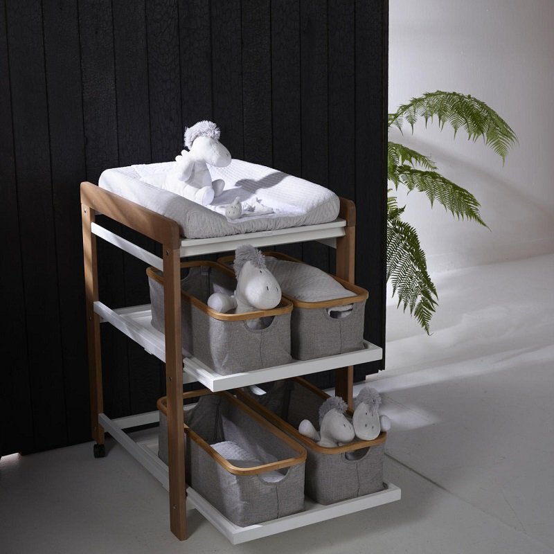 Quax Changing Table Comfort White Naturel