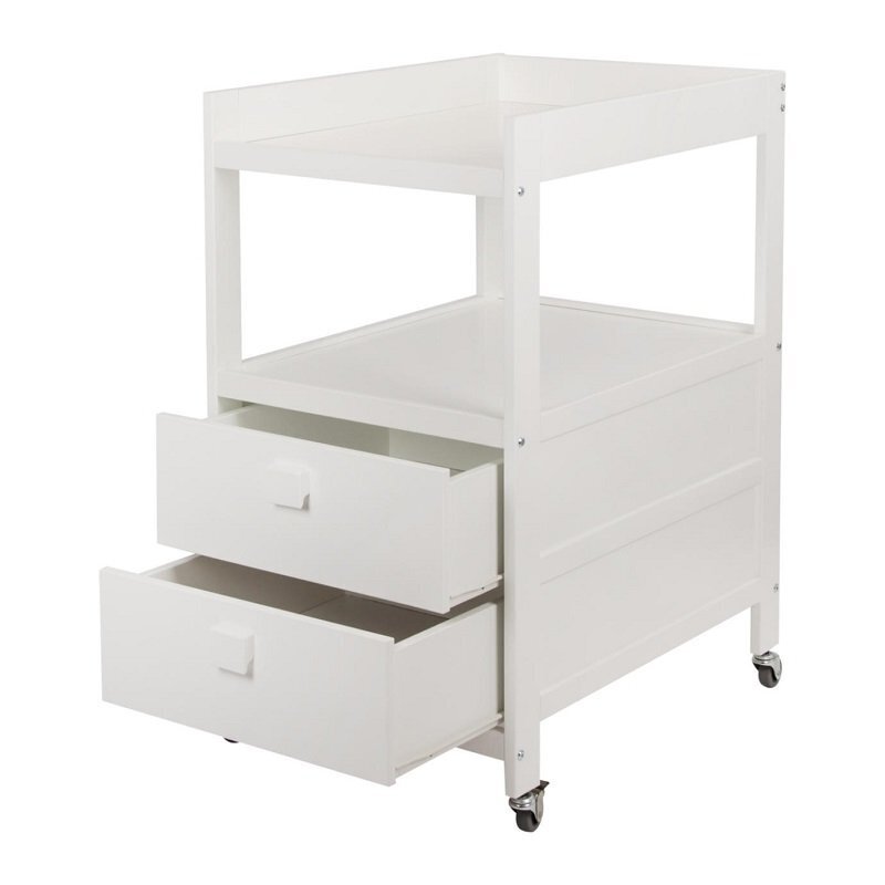 Quax Changing Table With 2 Drawers White