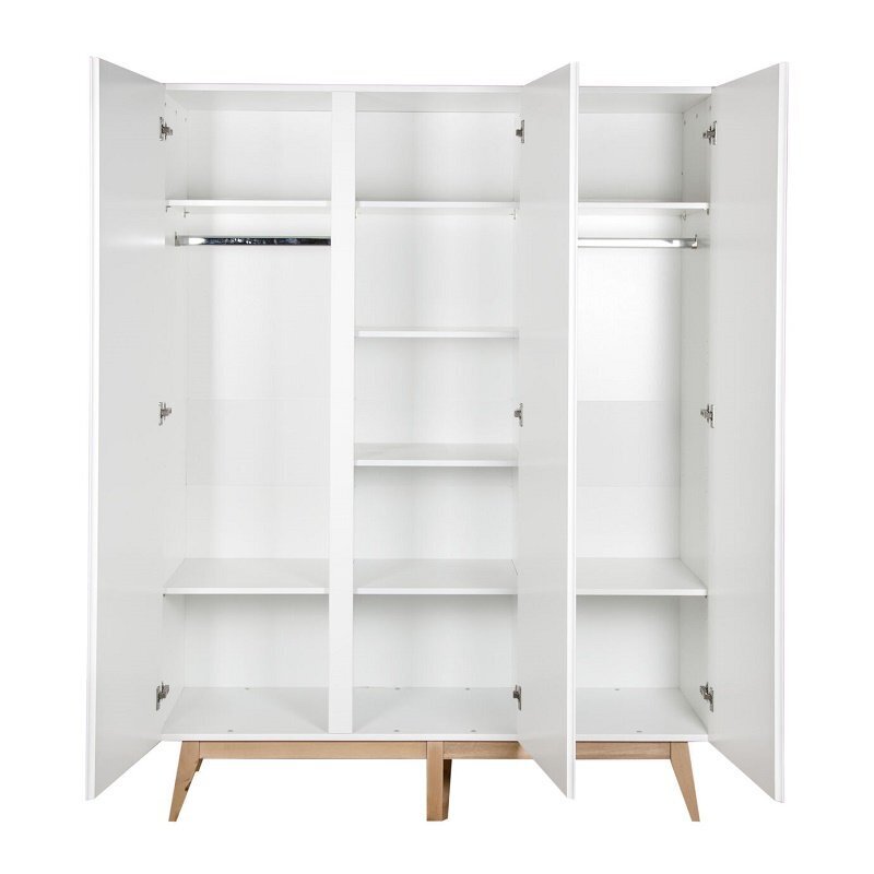 Quax Trendy Wardrobe 3 Doors - White