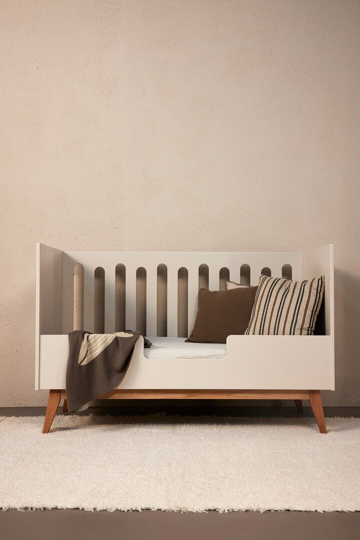 Quax Trendy Cot/Bench 140 * 70 Cm - Clay - Babybett