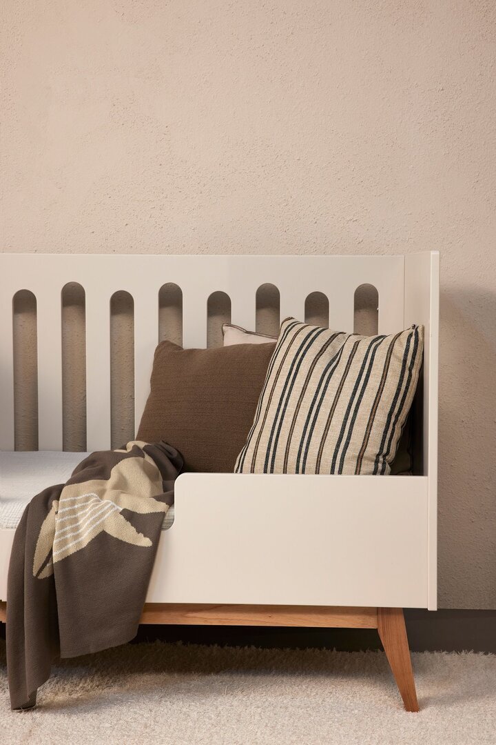 Quax Trendy Cot/Bench 140 * 70 Cm - Clay - Babybett