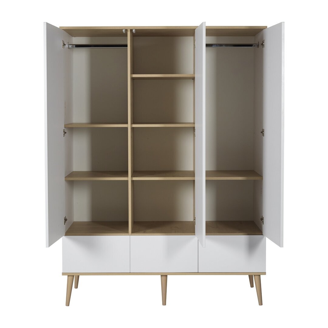 Quax Flow Wardrobe Xl - White & Oak Schrank