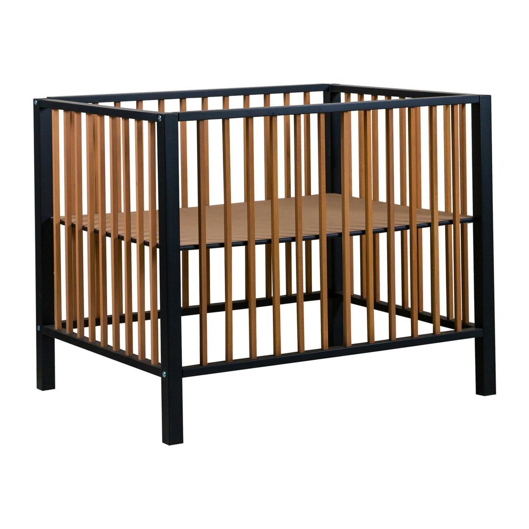 Quax Playpen Nordic - Black-Naturel Laufgitter
