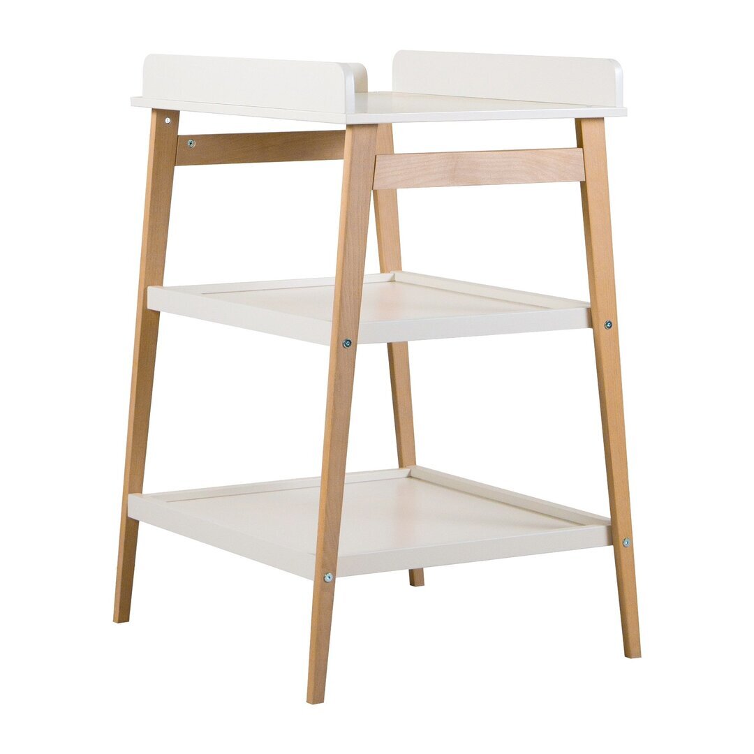 Quax Changing Table - Hip - Clay/Natural Wickeltisch