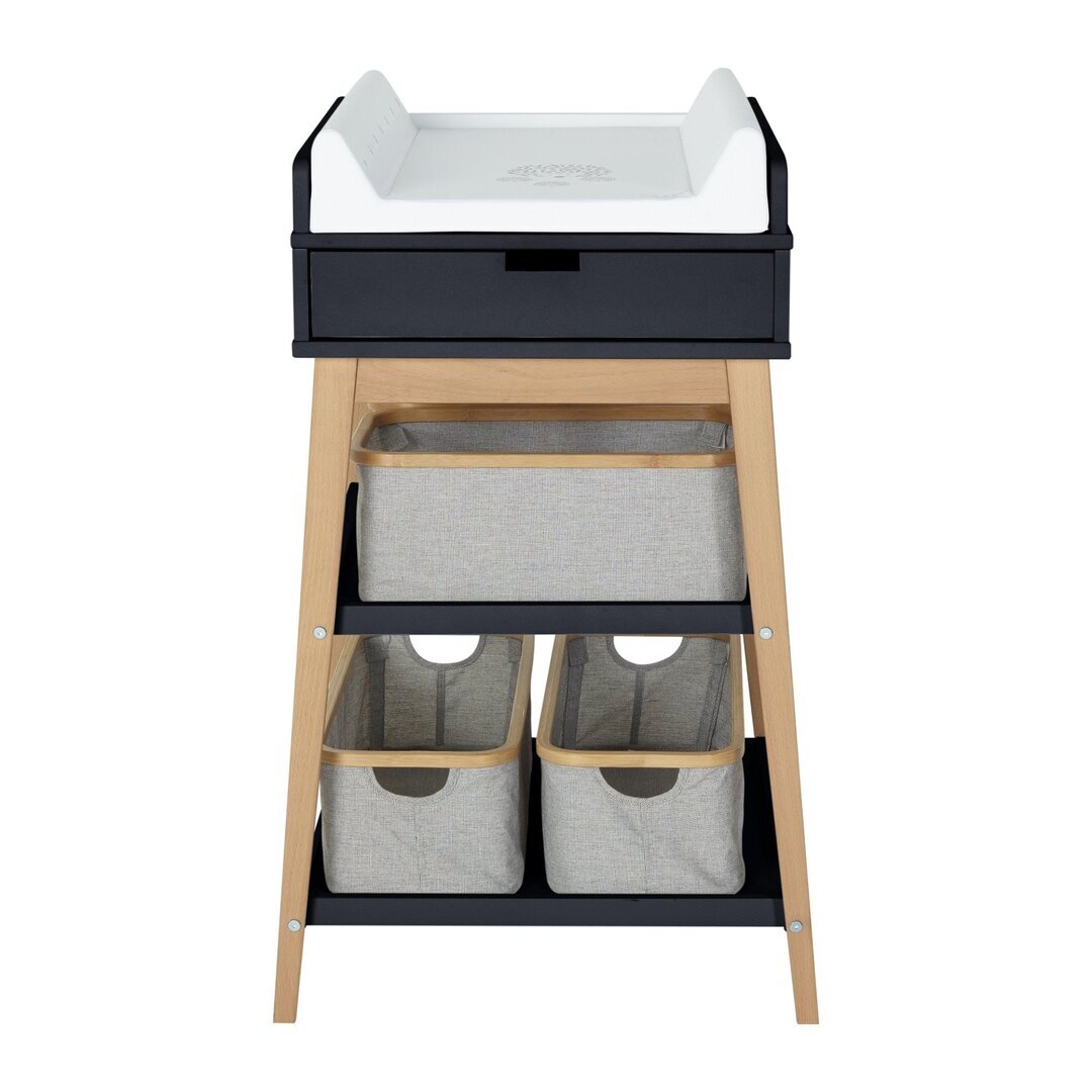 Quax Changing Table - Hip + Drawer - Moons./Nature Wickeltisch