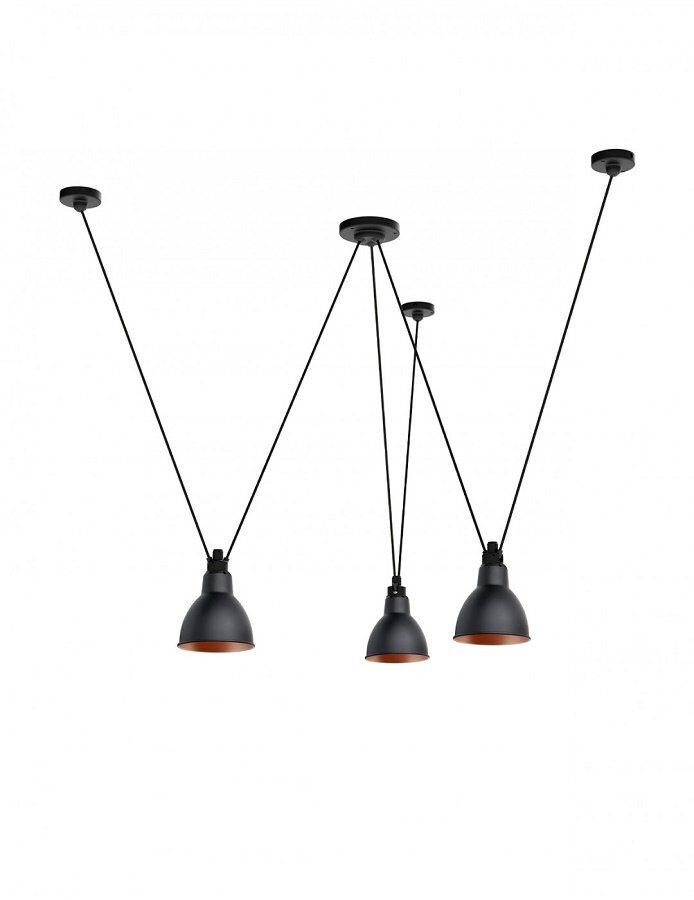 DCW Les Acrobates De Gras N°325 - Round - Black & Copper Inside