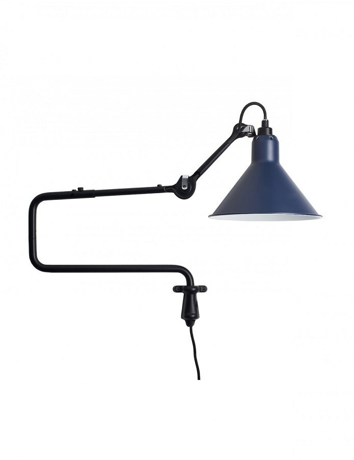DCW Lampe Gras N°303 Wandleuchte Conic - Blue