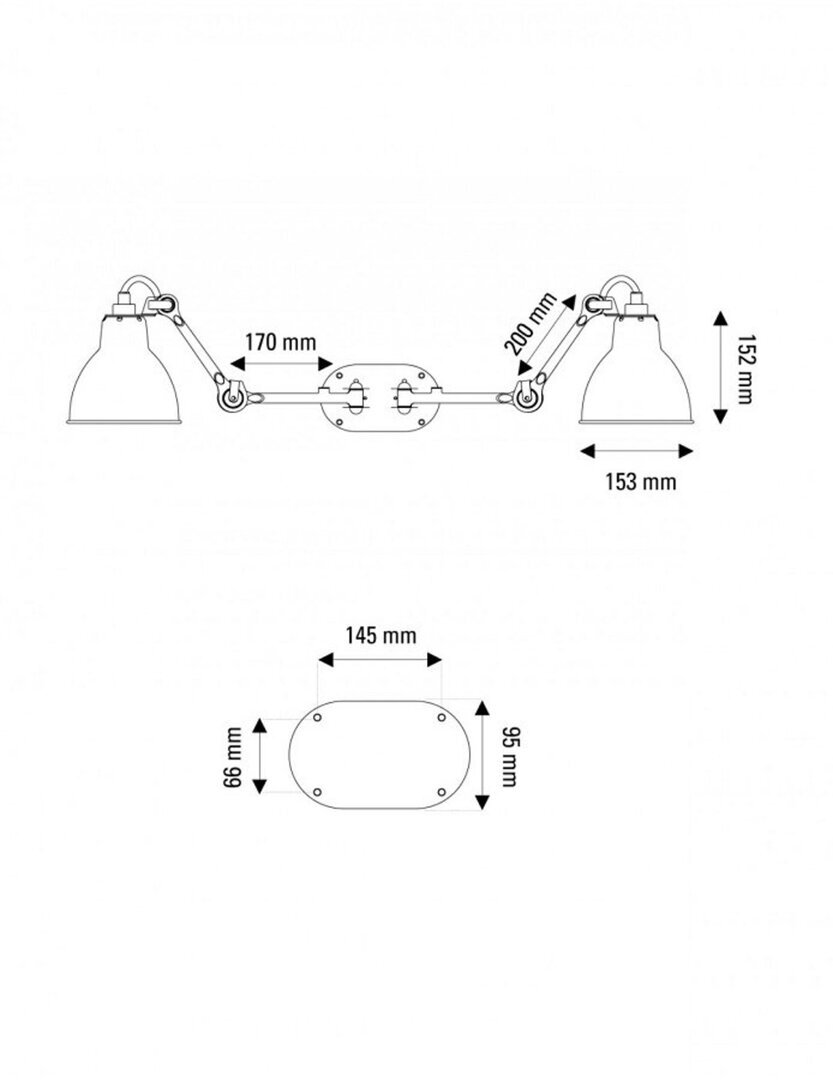 DCW Lampe Gras N°204 Double