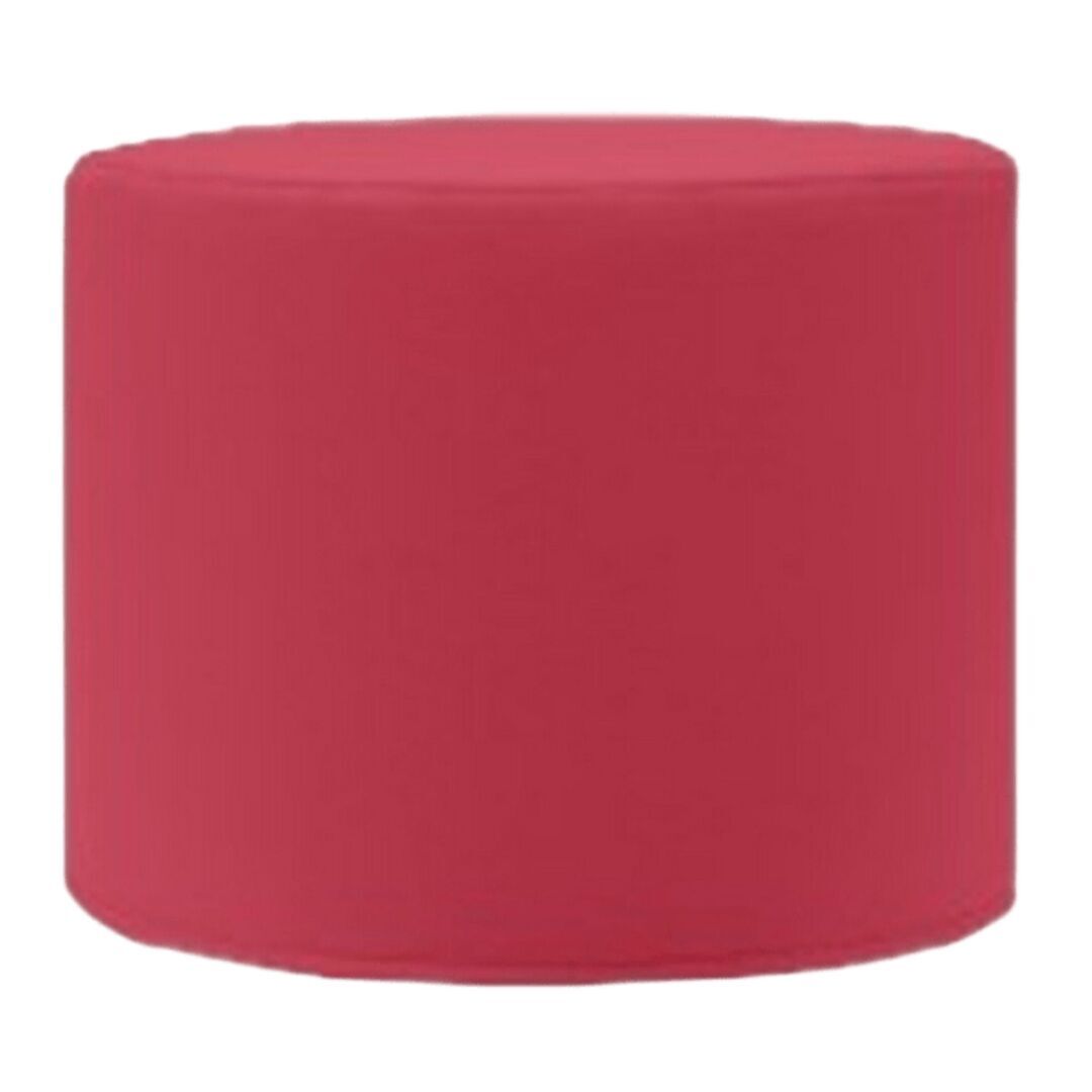 Softline Kleiner Hocker mit Tablett Drum von Softline Felt - 588 Red