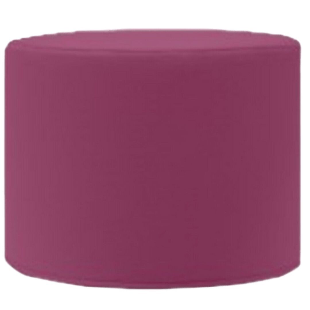Softline Kleiner Hocker mit Tablett Drum von Softline Felt - 629 Berry