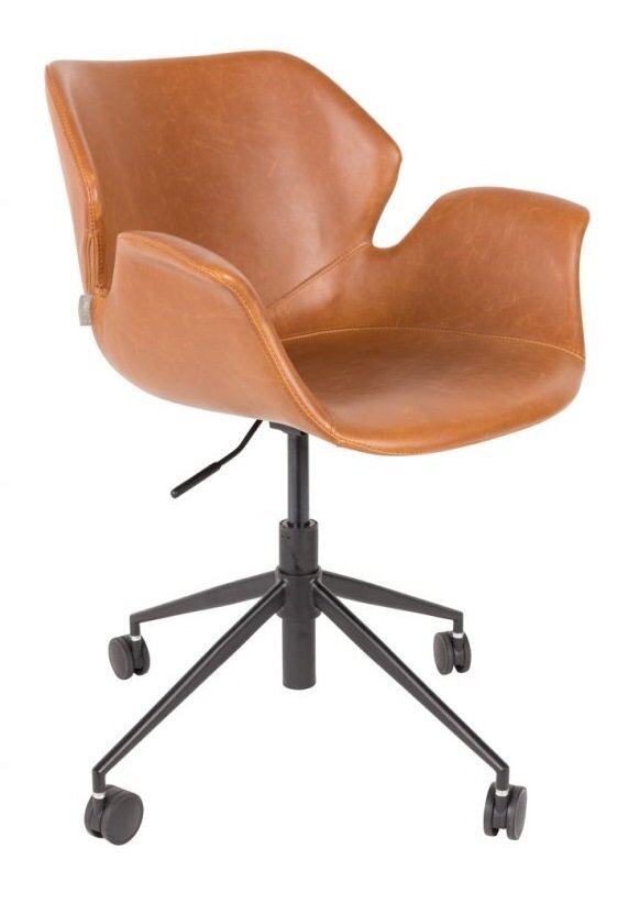 Zuiver Nikki Office Chair - Brown