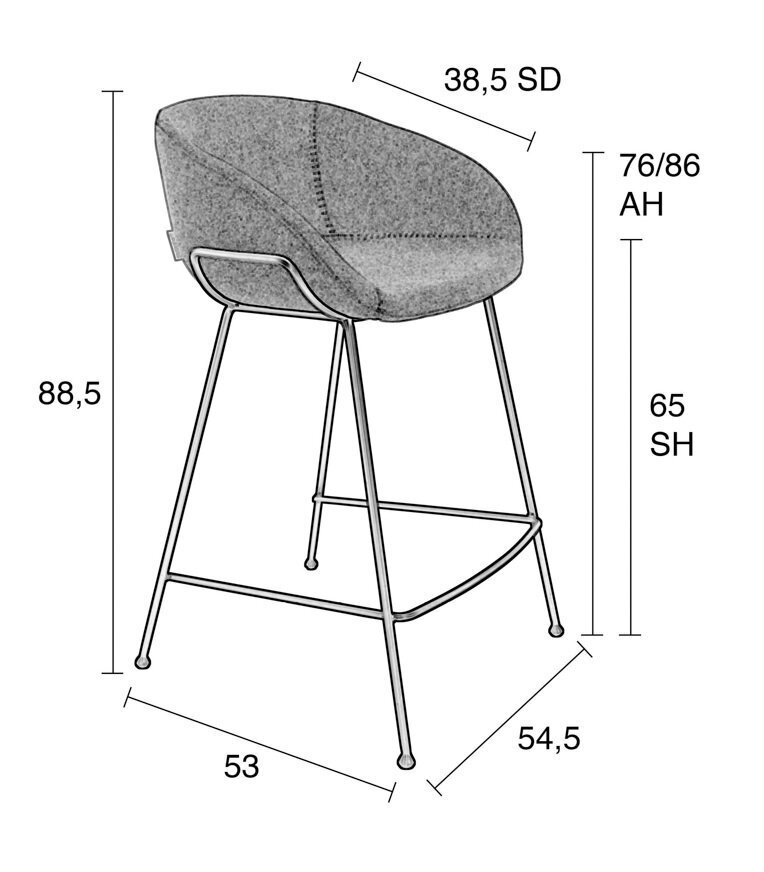 Zuiver Feston Counter Stool