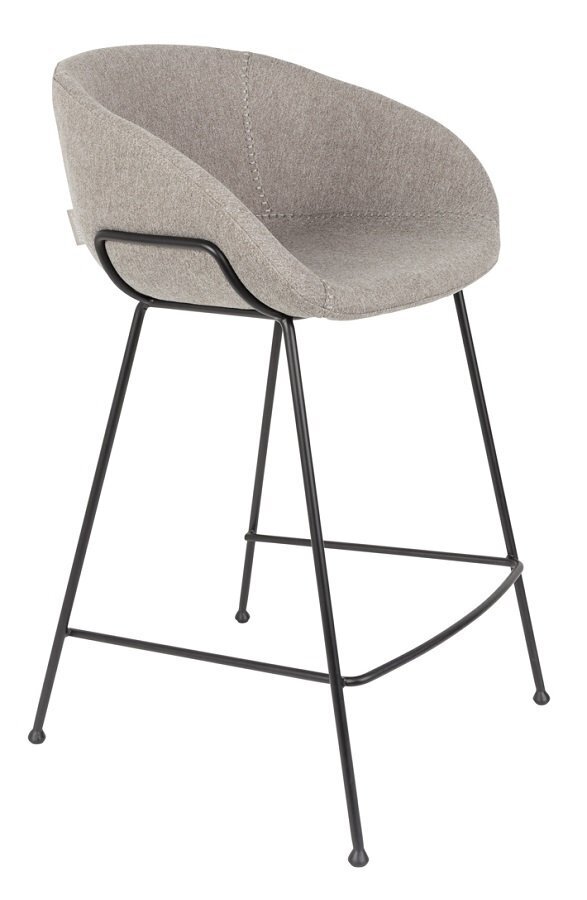 Zuiver Feston Counter Barstool - Grey