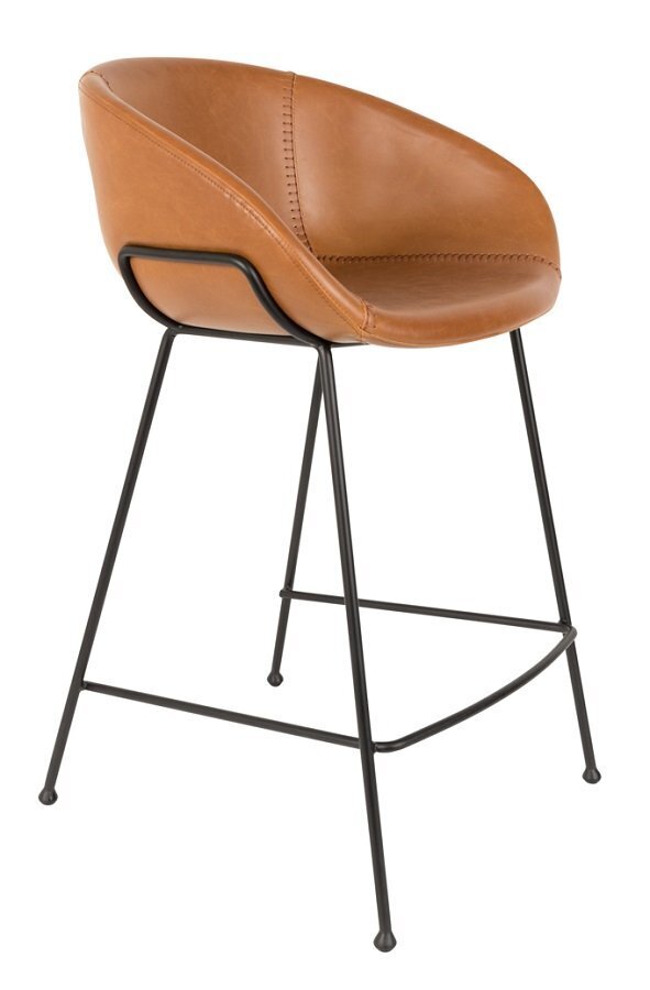 Zuiver Feston Counter Barstool - Brown