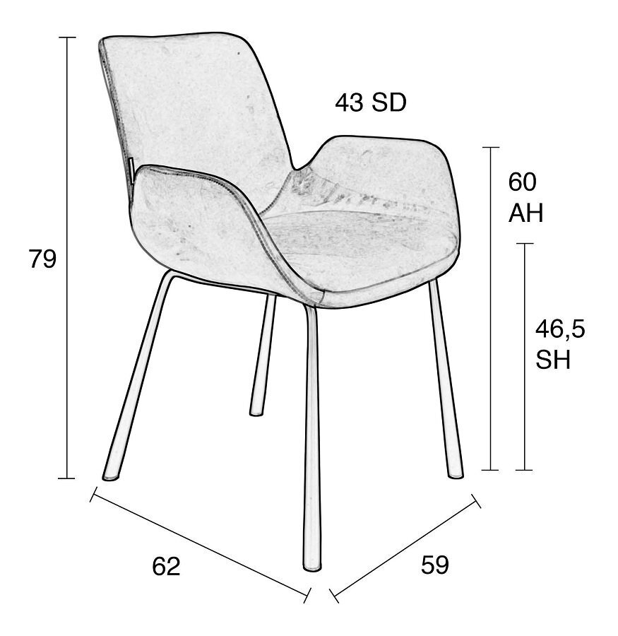 Zuiver Brit Armchair