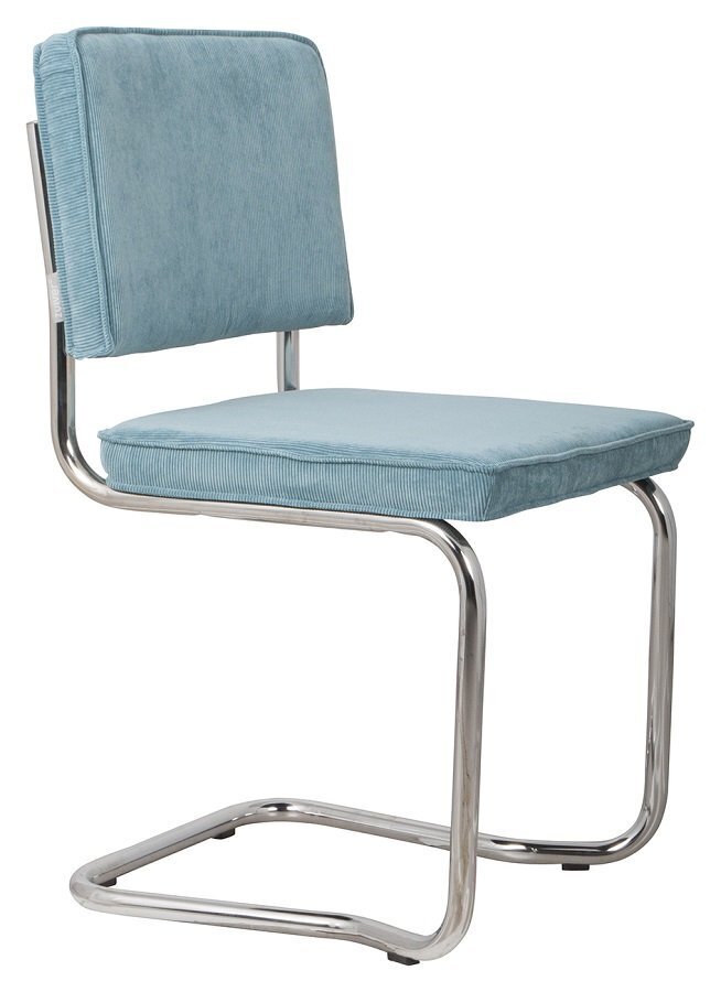 Zuiver Ridge Kink Rib Chair - Blue