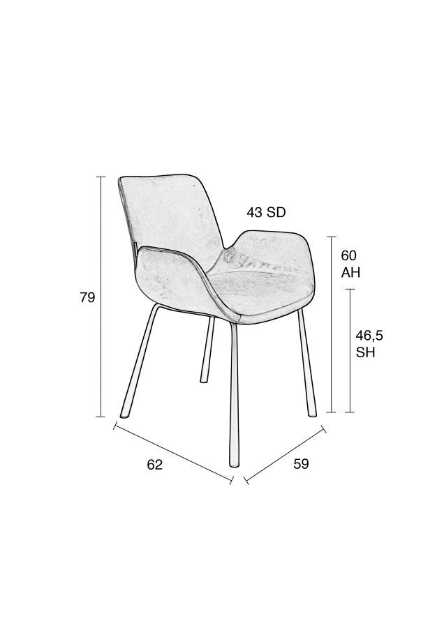Zuiver Brit LL Armchair