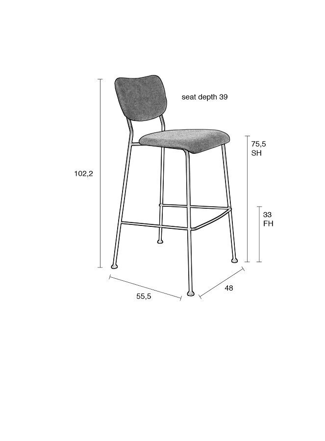 Zuiver Benson Barstool