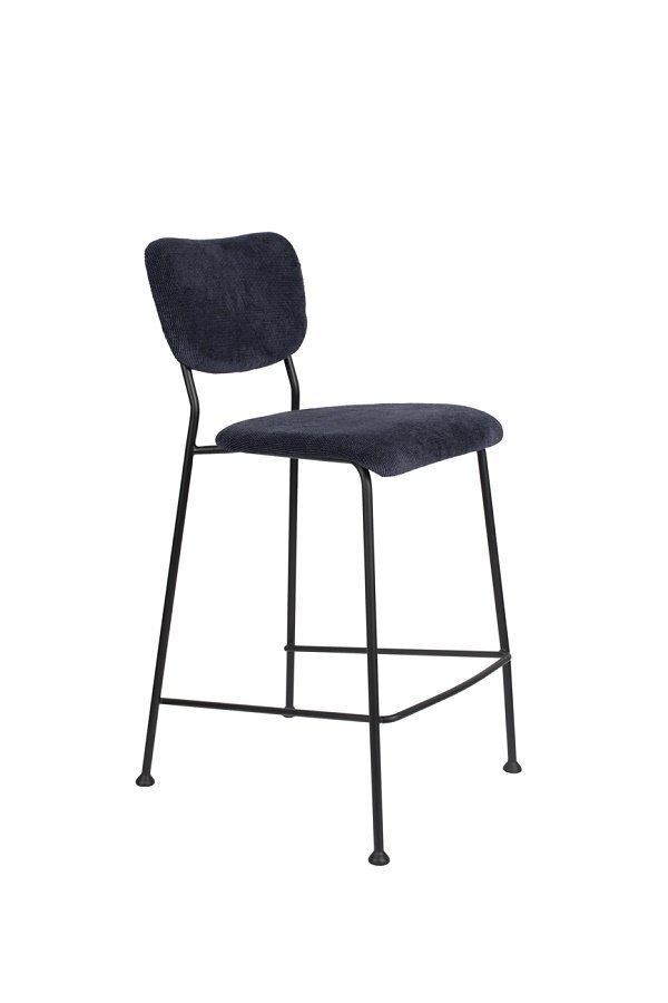 Zuiver Benson Counter Stool - Dark Blue