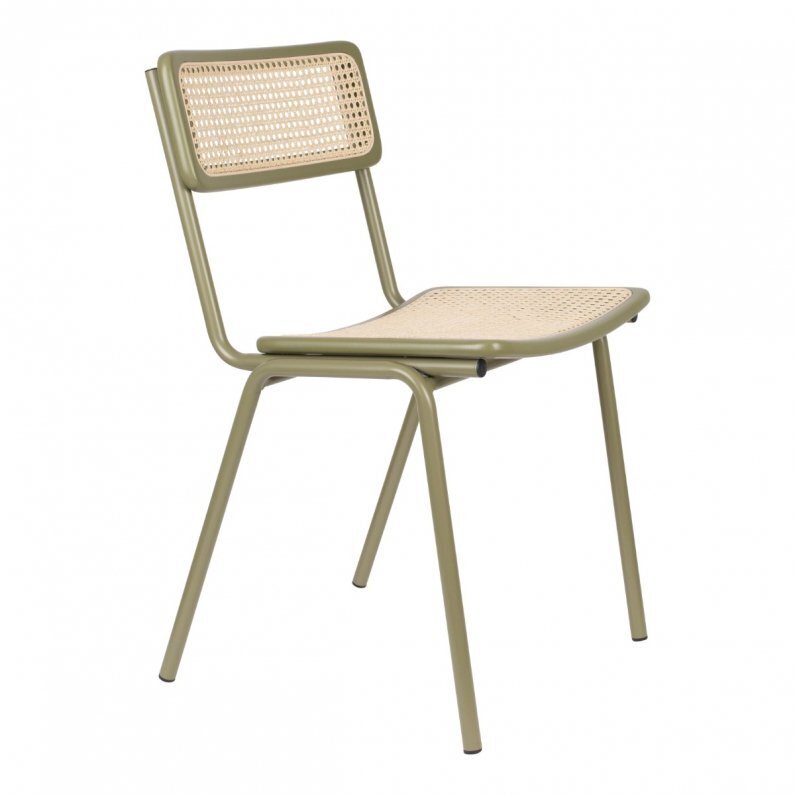 Zuiver Jort Chair - Green/Natural