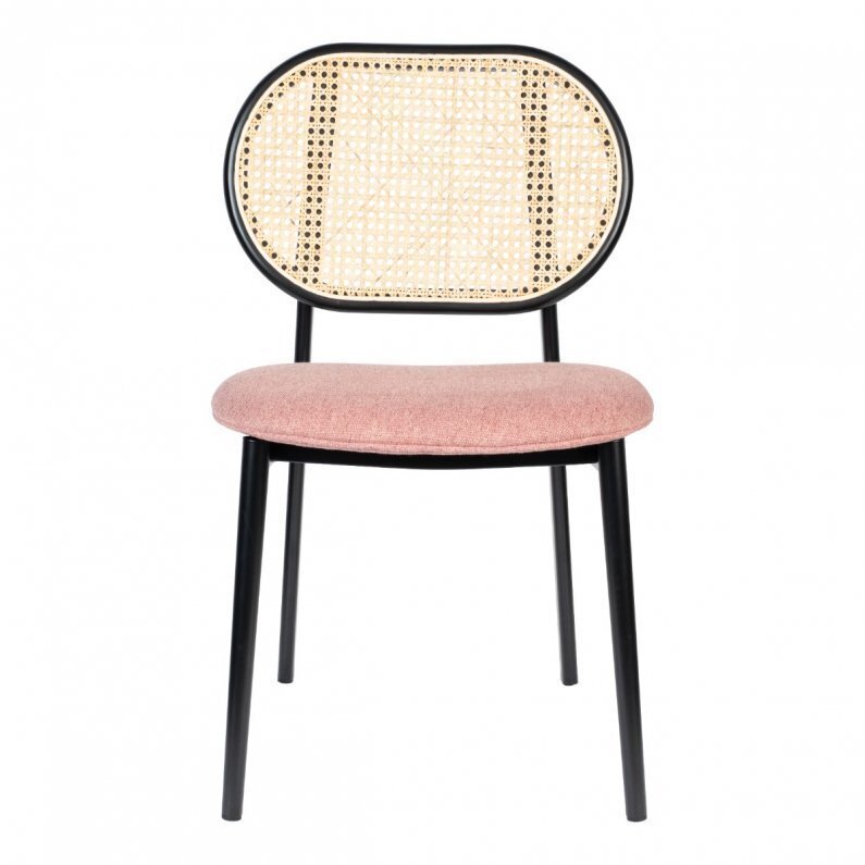 Zuiver Spike Chair - Natural/Pink