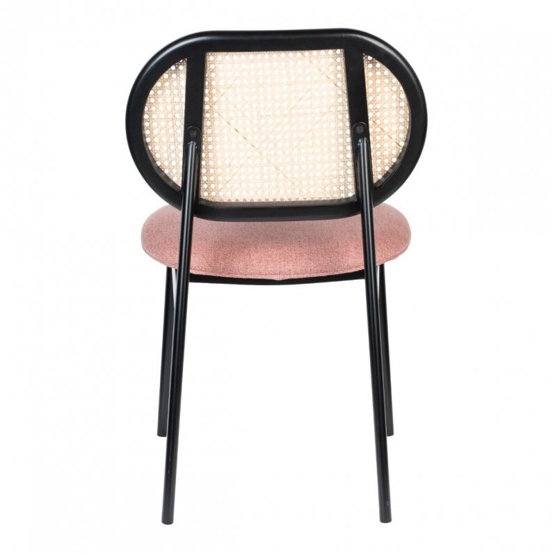 Zuiver Spike Chair - Natural/Pink
