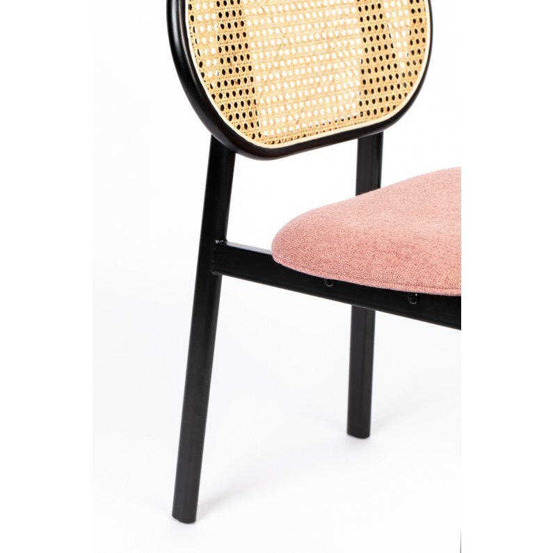 Zuiver Spike Chair - Natural/Pink