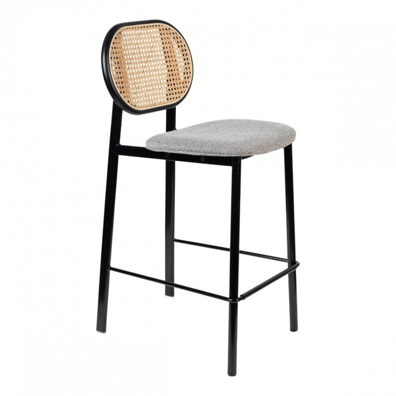 Zuiver Spike Counter Stool 64.5 cm - Natural/Grey