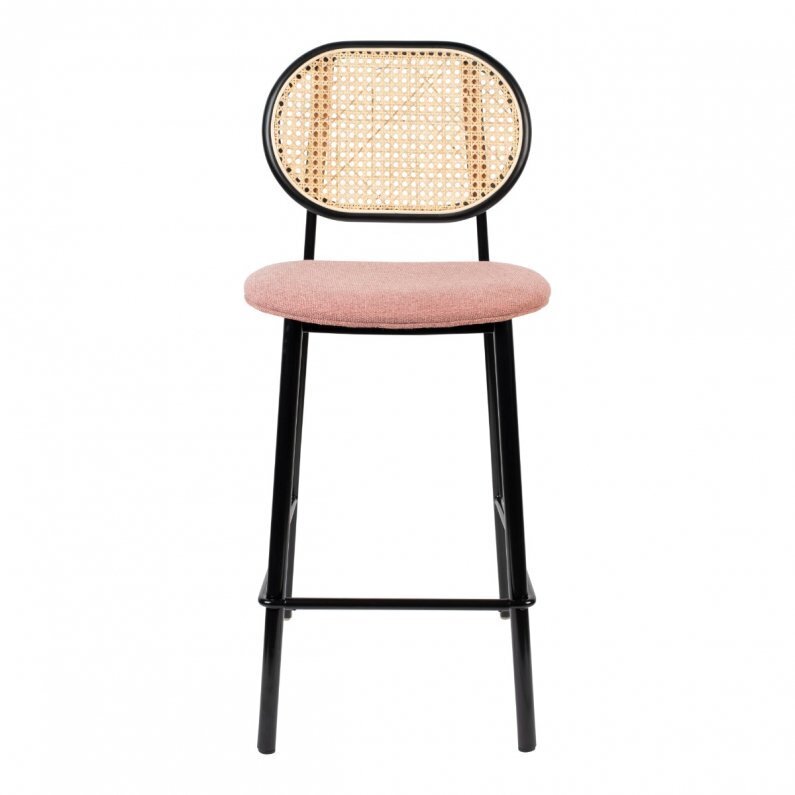 Zuiver Spike Counter Stool 64.5 cm - Natural/Pink