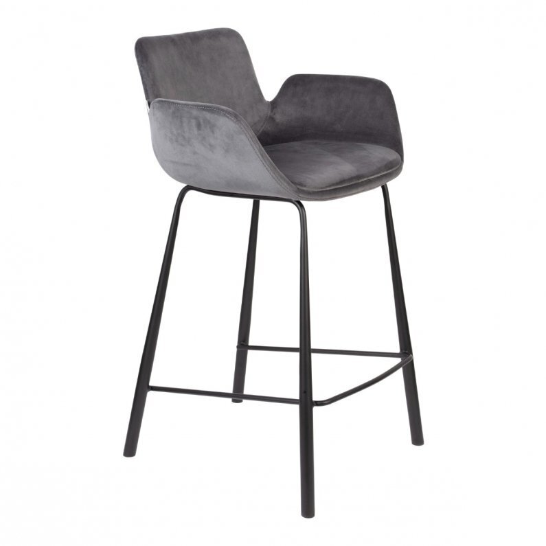 Zuiver Brit Counter Stool - Dark Grey
