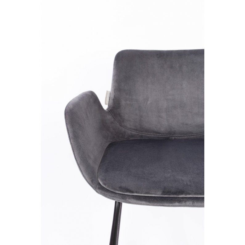 Zuiver Brit Counter Stool - Dark Grey