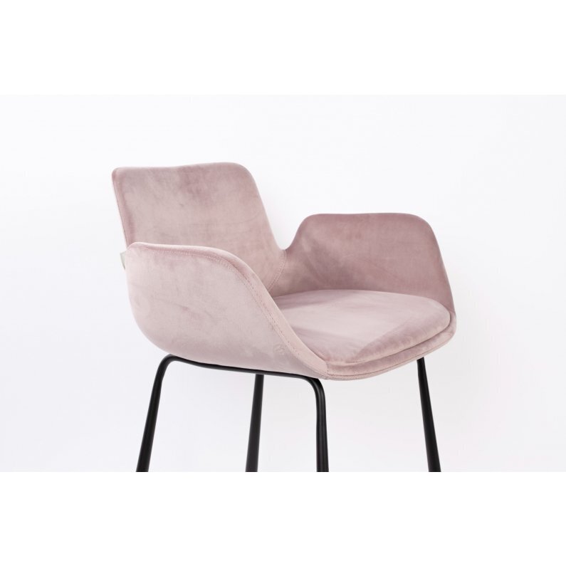 Zuiver Brit Counter Stool - Pink