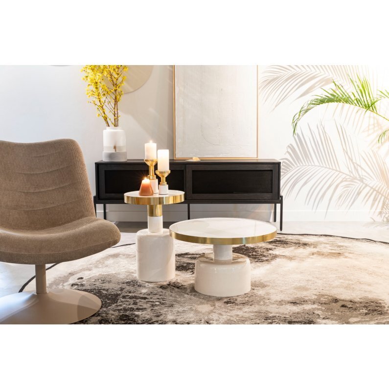 Zuiver Glam Side Table - White