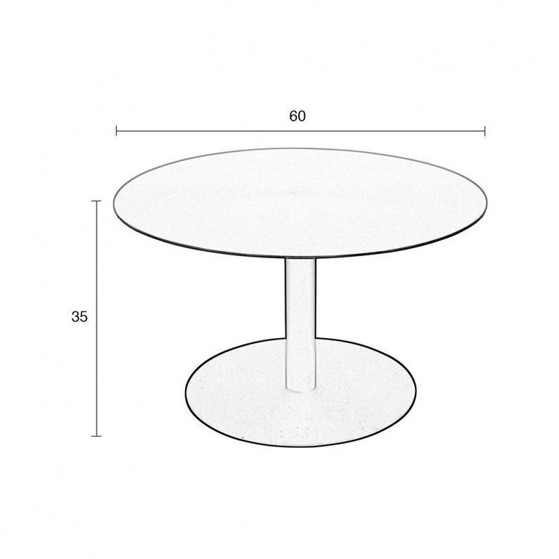 Zuiver Snow Brushed Coffee Table