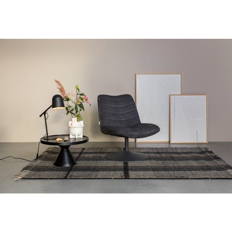Zuiver Bubba Lounge Chair - Dark Grey