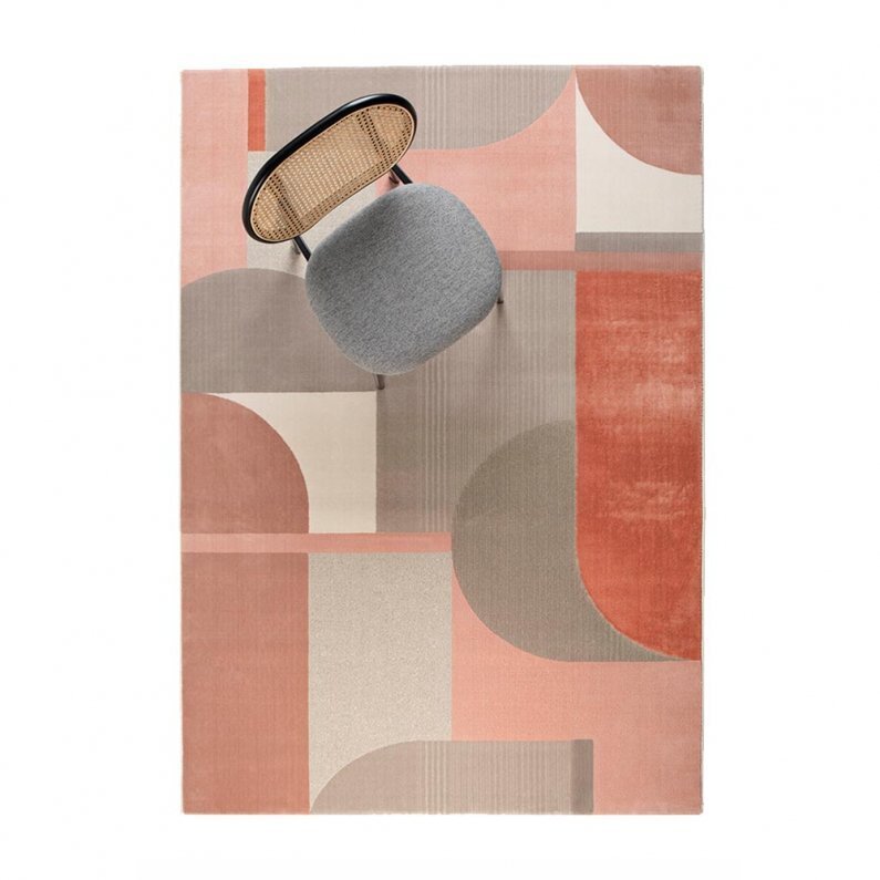 Zuiver Hilton Carpet - Grey/Pink