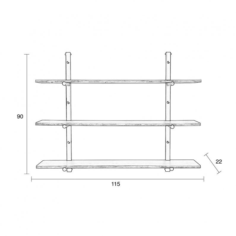 Zuiver Bundy Wall Shelf
