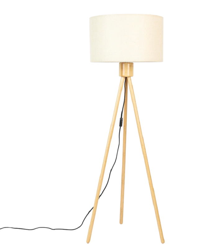 Zuiver Fan Floor Lamp Bamboo