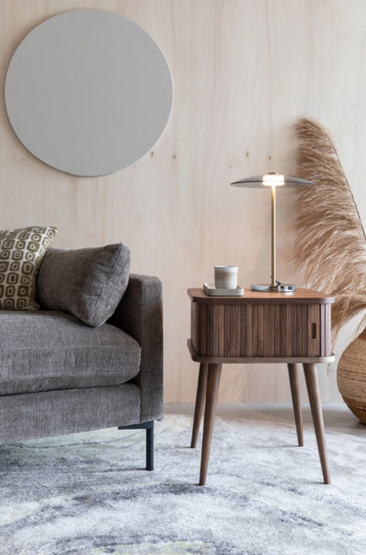 Zuiver Barbier Side Table - Walnut