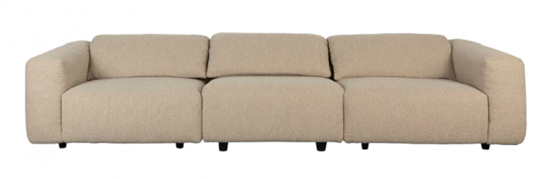 Zuiver Wings Sofa - 4.5 Seater - Caramel