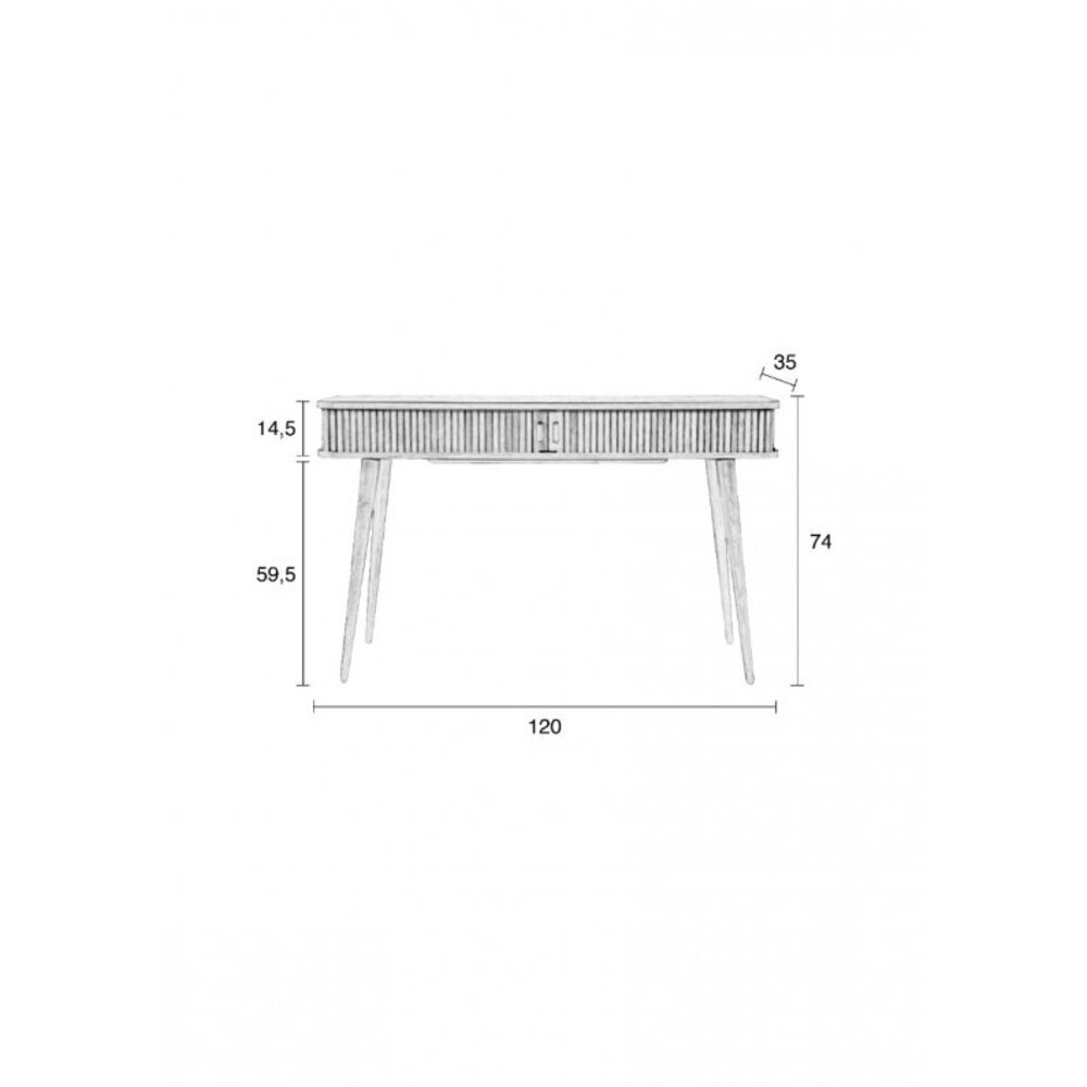 Zuiver Barbier Console Table Black