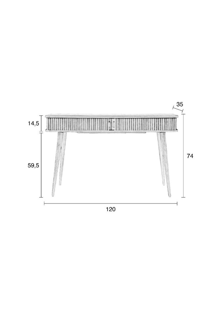 Zuiver Barbier Console Table Walnut