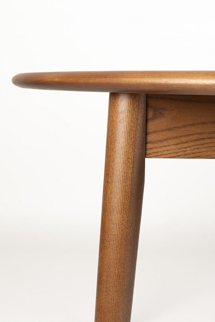 Zuiver Table Twist Round - Esstisch rund - Walnut