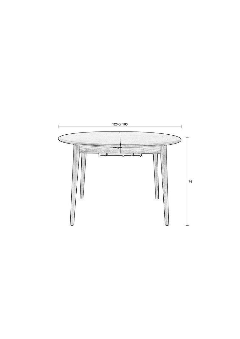Zuiver Table Twist Round - Esstisch rund