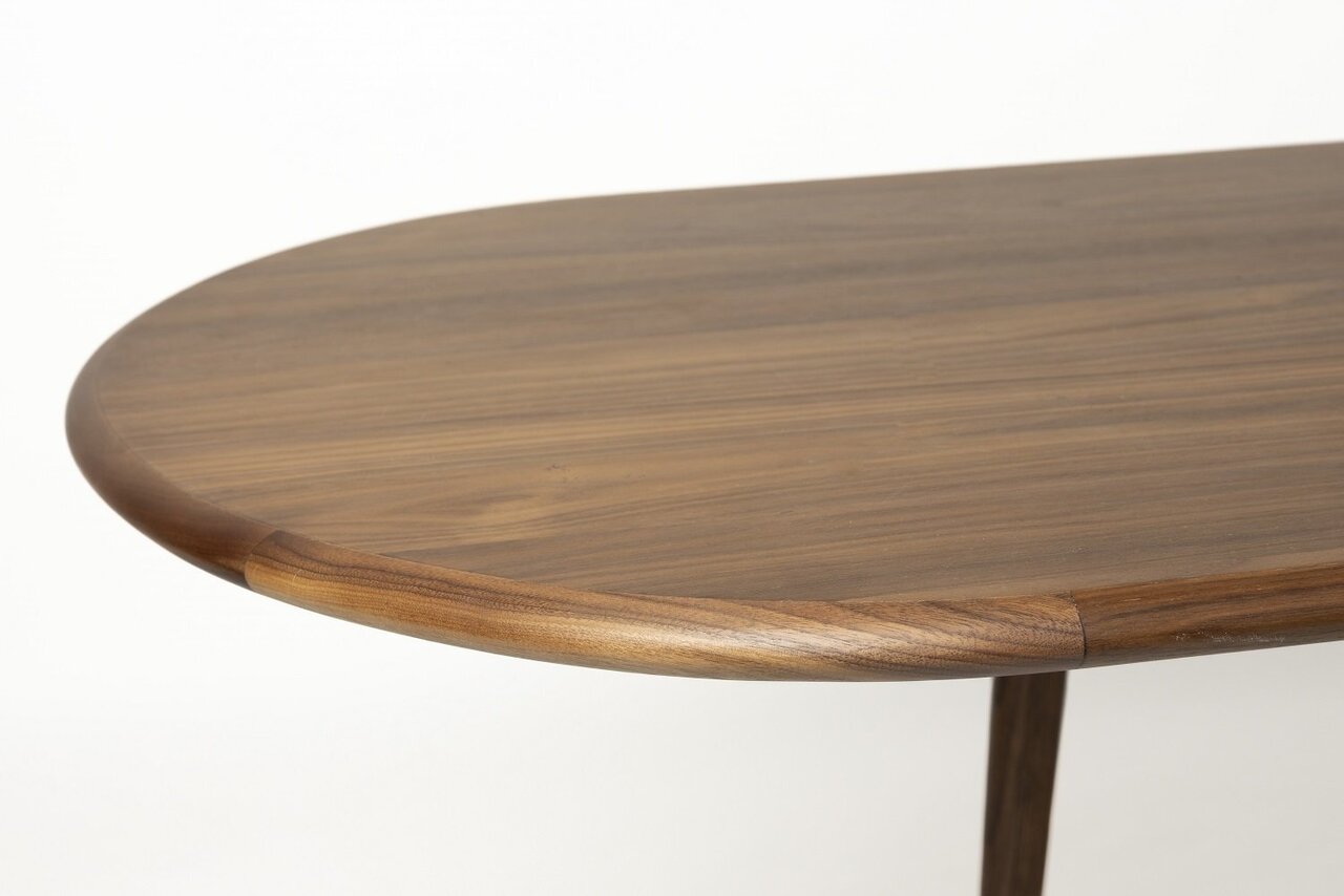 Zuiver Table Twist Oval - Esstisch oval - Walnut